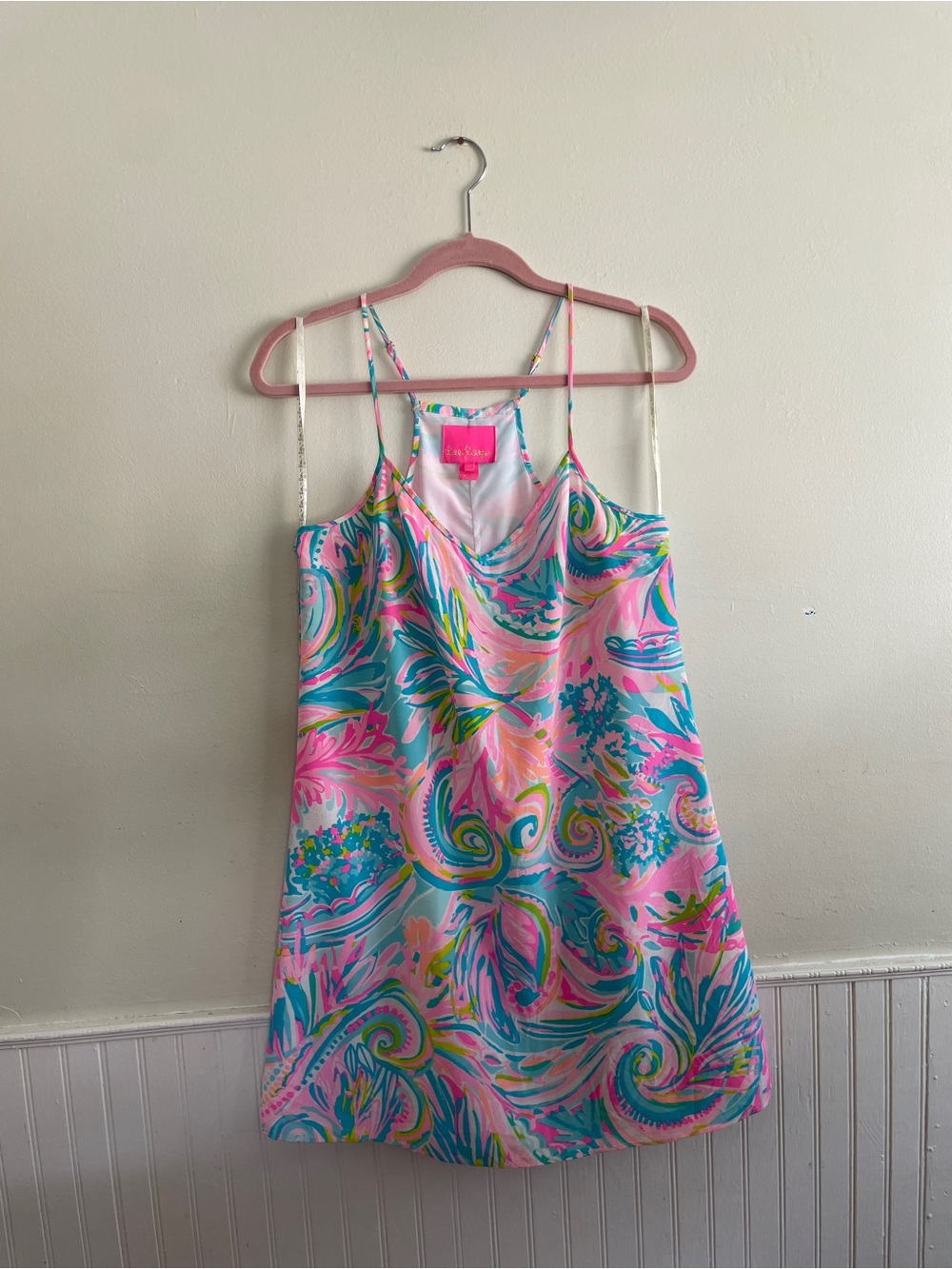 Lilly Pulitzer Pink, Turquoise & Lime Swirl One-Piece Swim